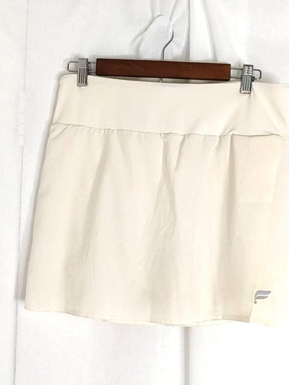 Fabletics Skye Skort II Tennis Skirt L Egret Ivory - Picture 5 of 9